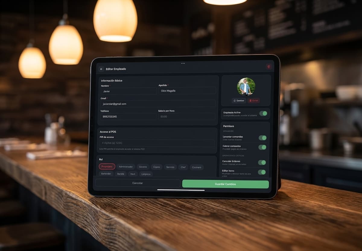 Gestión de empleados y permisos